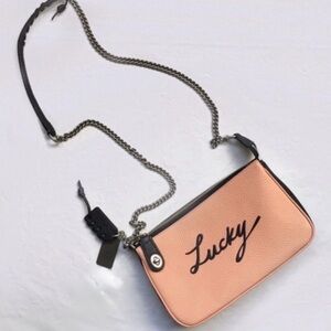 COACH RUNWAY UNRELEASED RARE 2015 FALL EXCLUSIVE Turn-lock Chain Crossbody